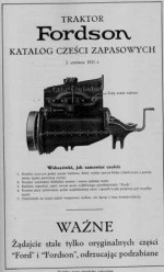 Strona z katalogu Fordsona z 1925 roku – wydanie polskie