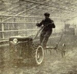 Prototyp ciągnika jednoosiowego Ursus podczas prób